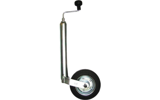 moog Trailerparts Stützrad mit Vollgummirad und Blechfelge