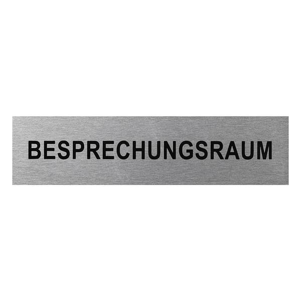 Dørskilt i aluminium 