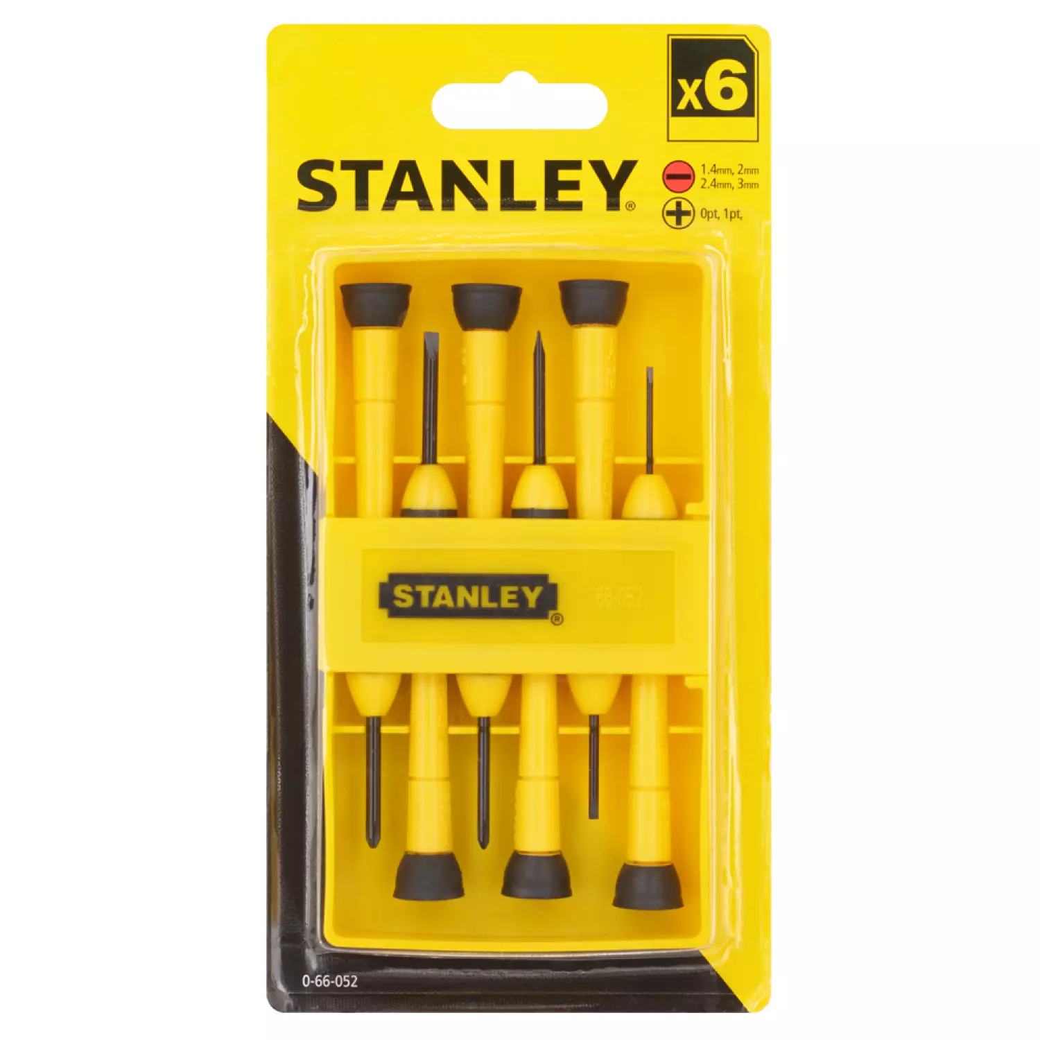 Stanley 0-66-052 6 Delige PH0 / PH1 / PL Schroevendraaierset