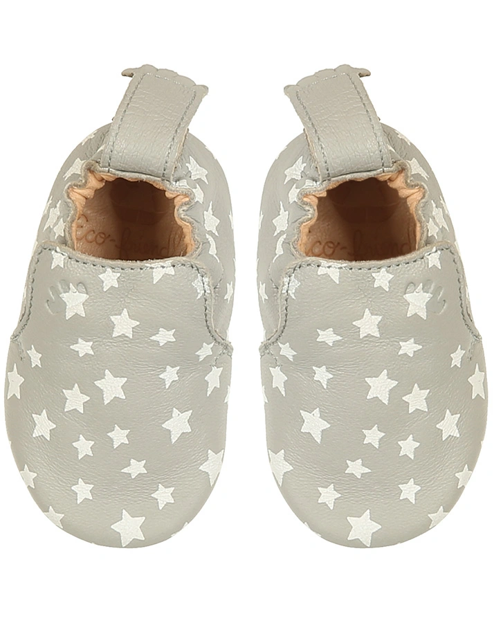 Krabbelschuhe BLUBLU NUIT in graublau