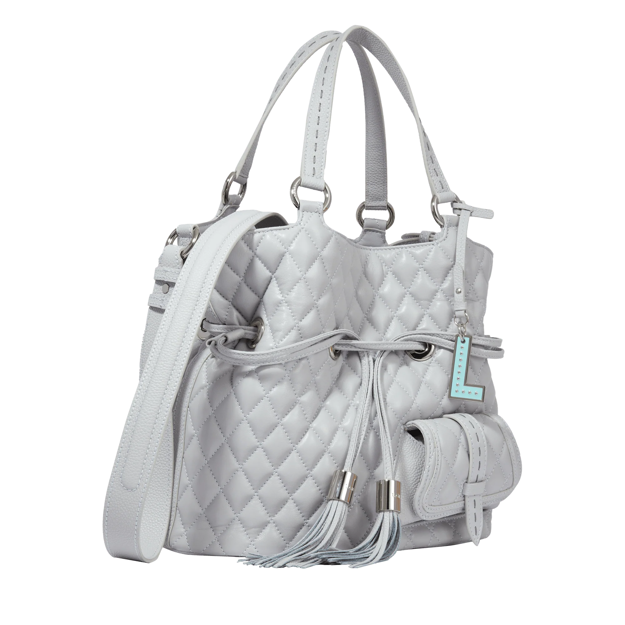 M bucket bag Premier Flirt de Lancel-Glace
