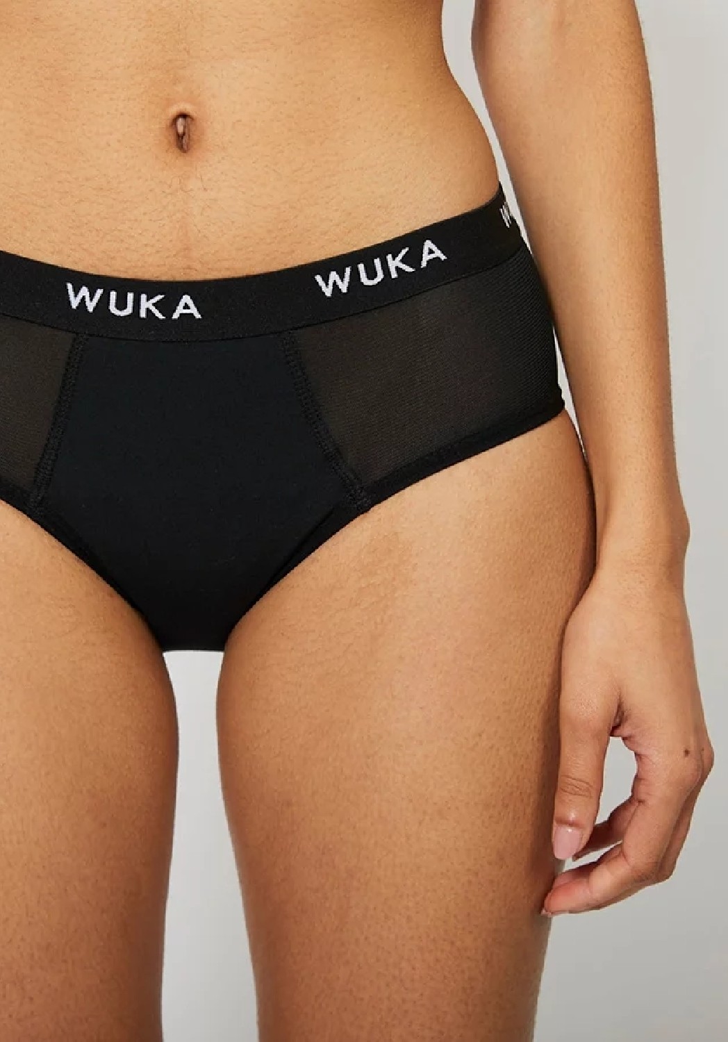 Wuka Wear Period Panty Wuka Ultimate™ Midi Brief Heavy Flow Black