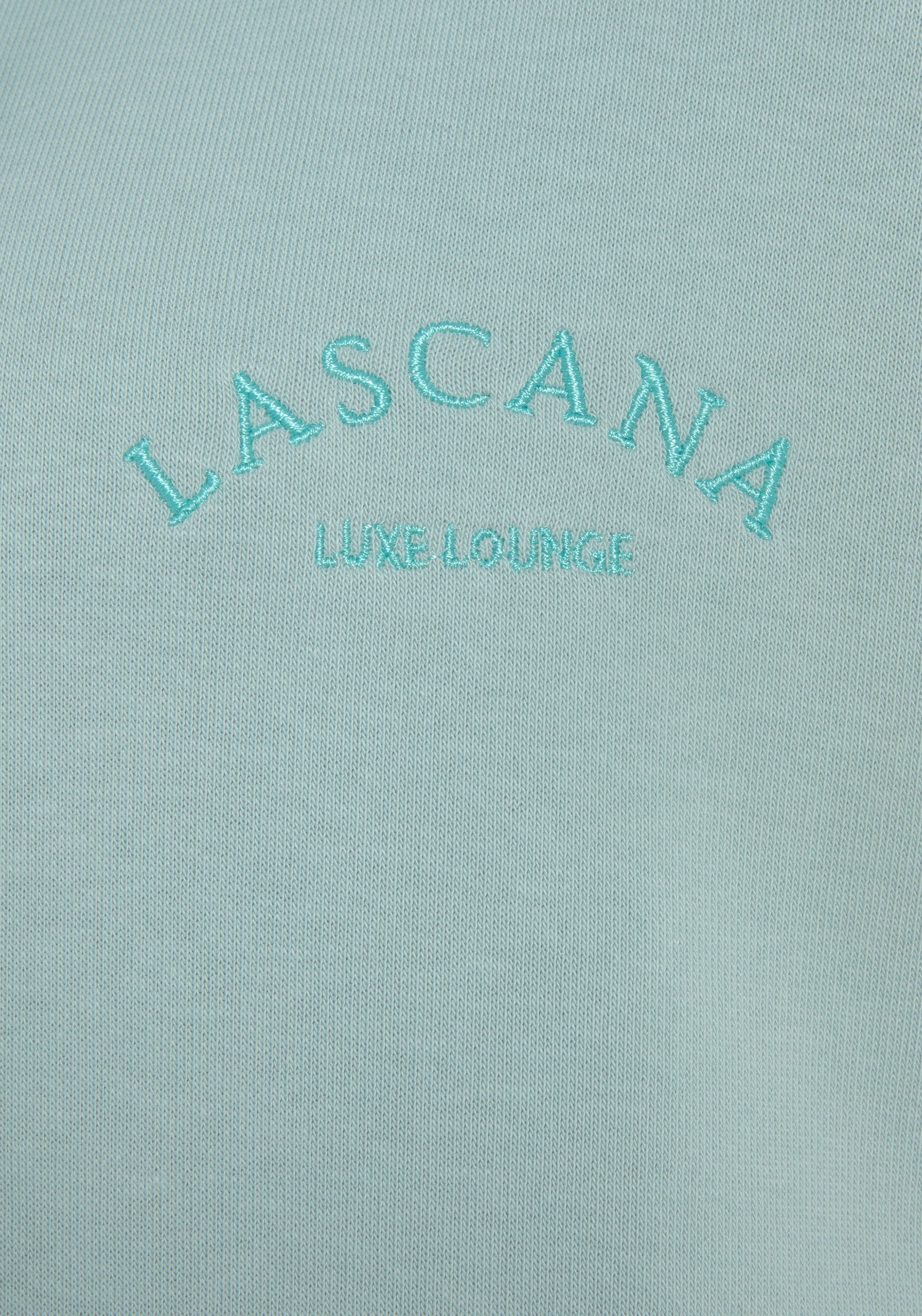 LASCANA Kapuzensweatshirt , mit Logostickerei, Loungewear