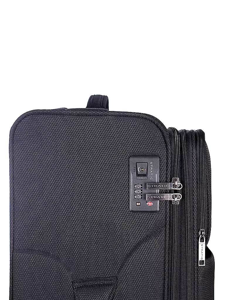 STRATIC Trolley weich LIGHT L 75cm black schwarz