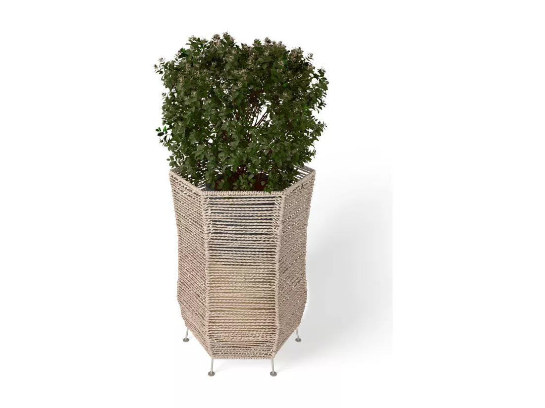 Pot de Sol Rond - Style Boho - Bohemian Naturel