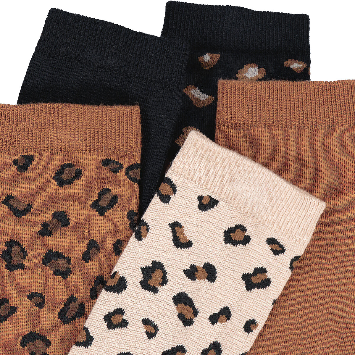 COLEÇÃO LA REDOUTE<br>Conjunto de 5 pares de meias