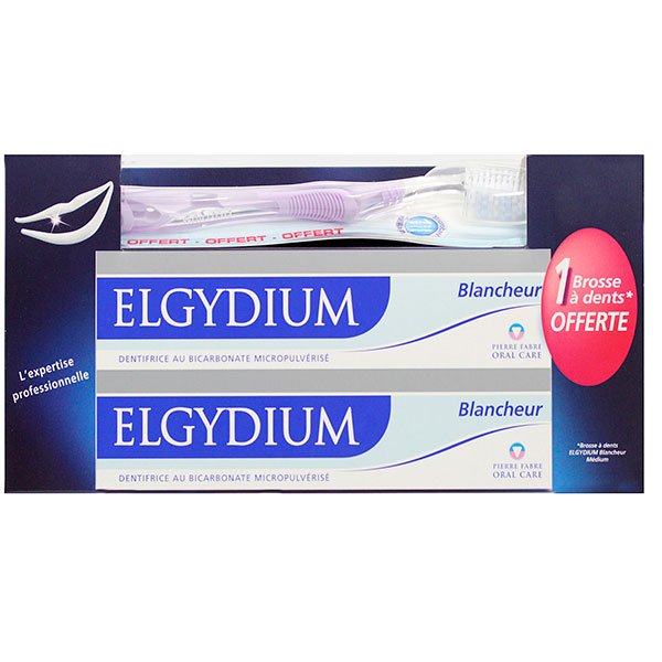Brosse + dentifrice blancheur 2x75ml