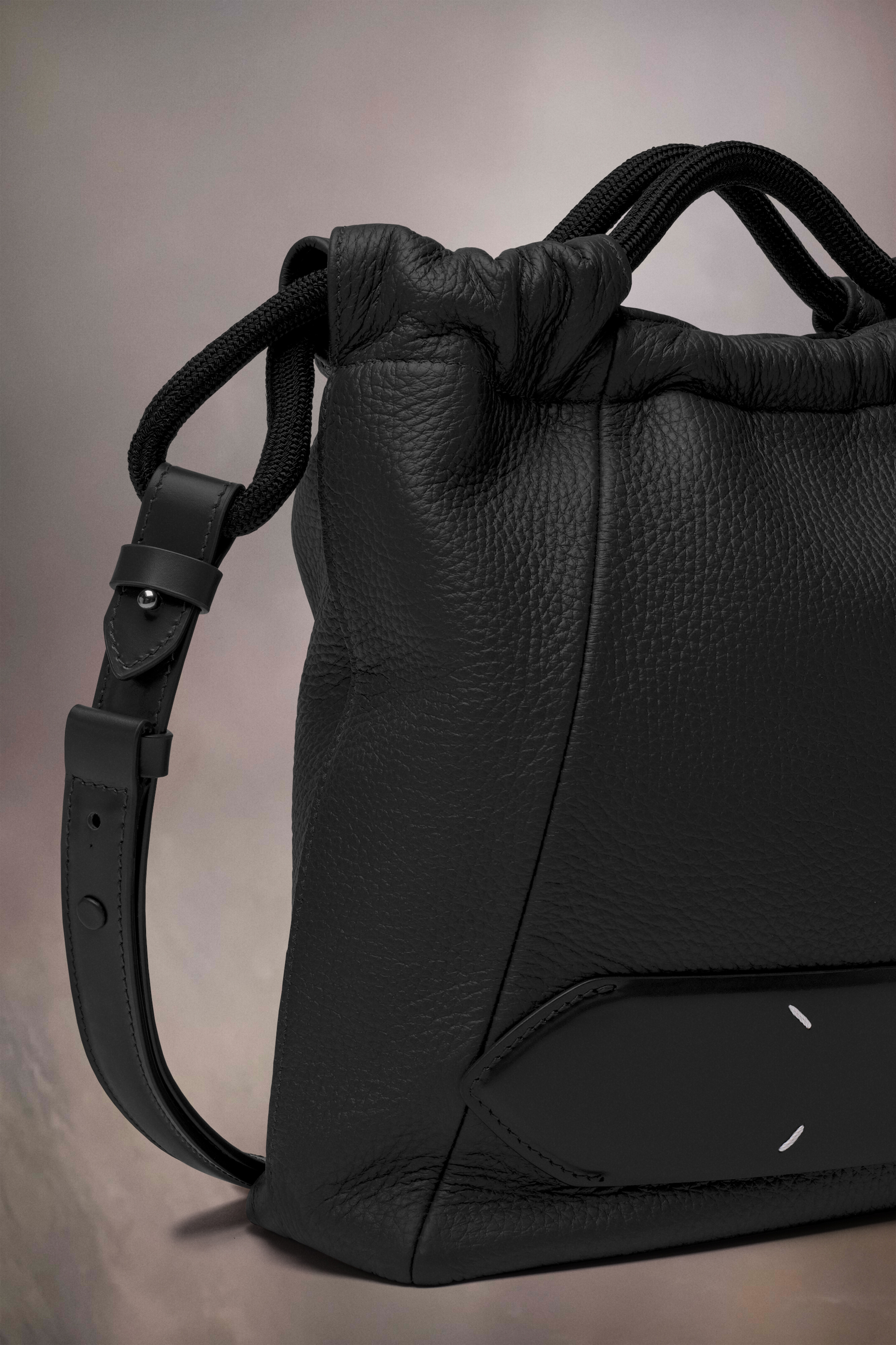 Sac Sac 5AC souple à cordons small Noir
