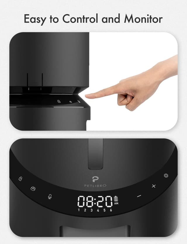 Petlibro Granary automatisk katte foder-giver 3L (sort)