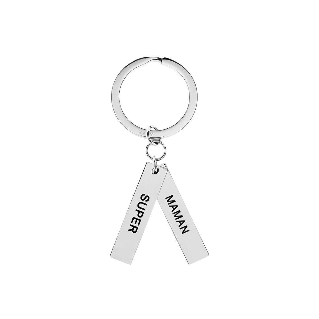 Porte Clefs Galmiere Acier Blanc