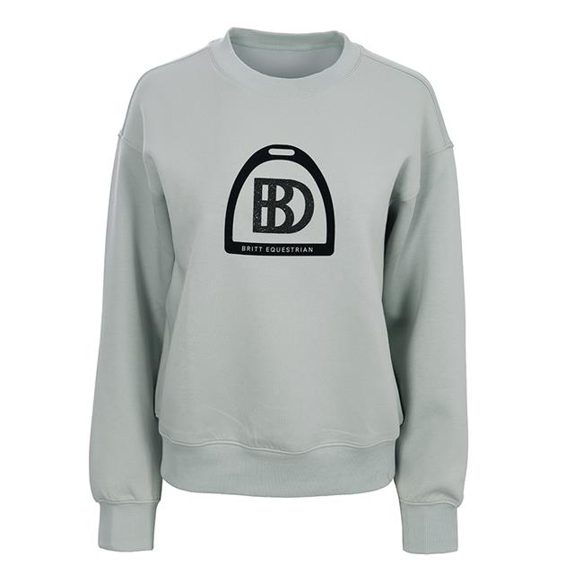 Sweater BRITT EQUESTRIAN AW25 Lichtgrijs