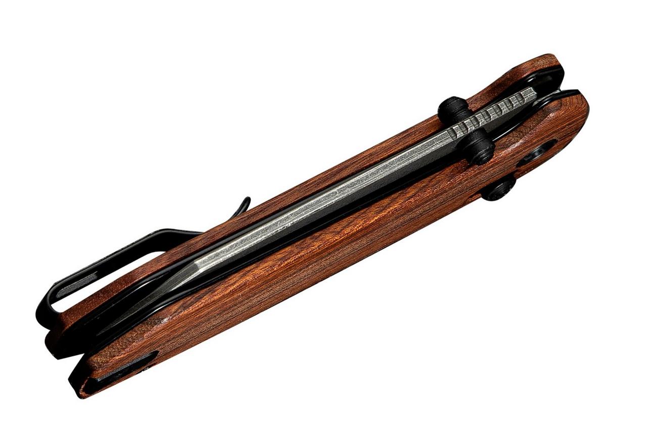 Civivi Yonder C23073B-DS1 Damascus, Guibourtia Wood, zakmes