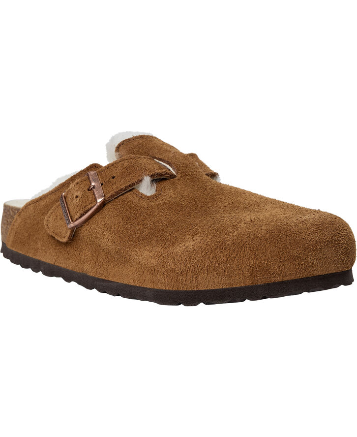 Birkenstock Boston Shearling LEVE Mink LAF Braun