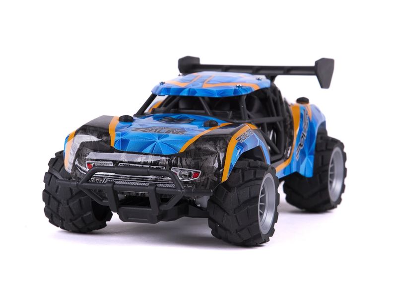 TEC-TOY Buggy Speed Racing Blau/Orange, 1:18 Akku-Betriebenes RC Auto für Kinder ab 6 Jahren
