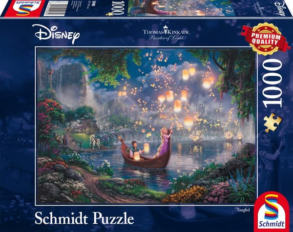 Disney Rapunzel Thomas Kinkade Puslespill 1000 brikker Schmidt