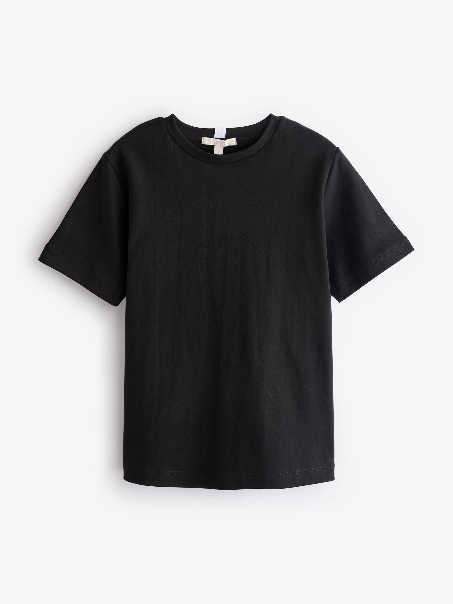 Zwart/wit/nude - Verpakking van 3 basic T-shirts van zware stof