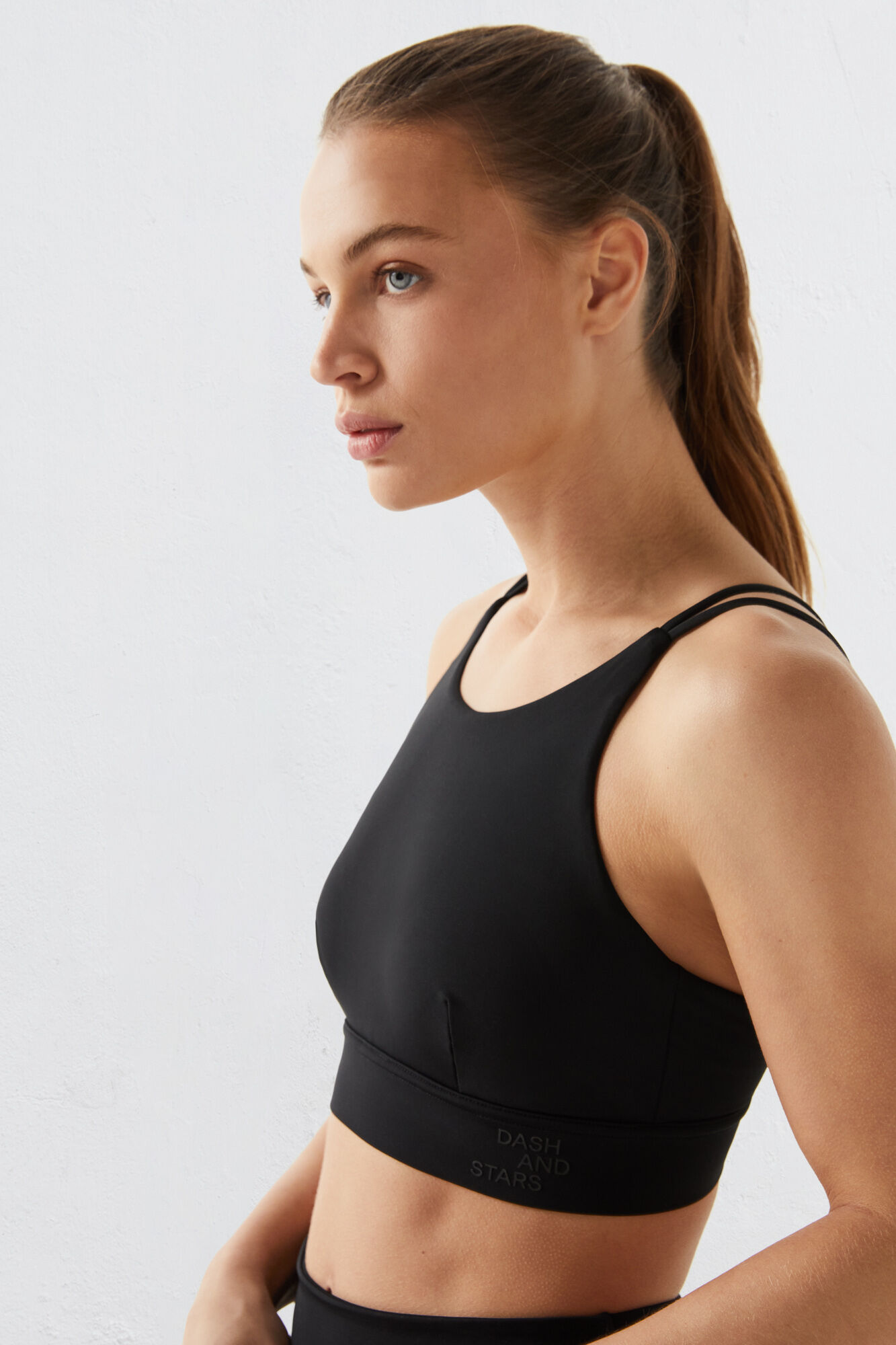 Top esportivo preto Collagen Feel - preto