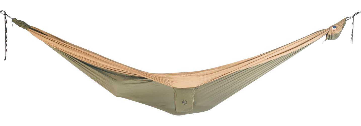 Ticket to The Moon Honey Moon Hammock Hängematte - Army Green/Brown