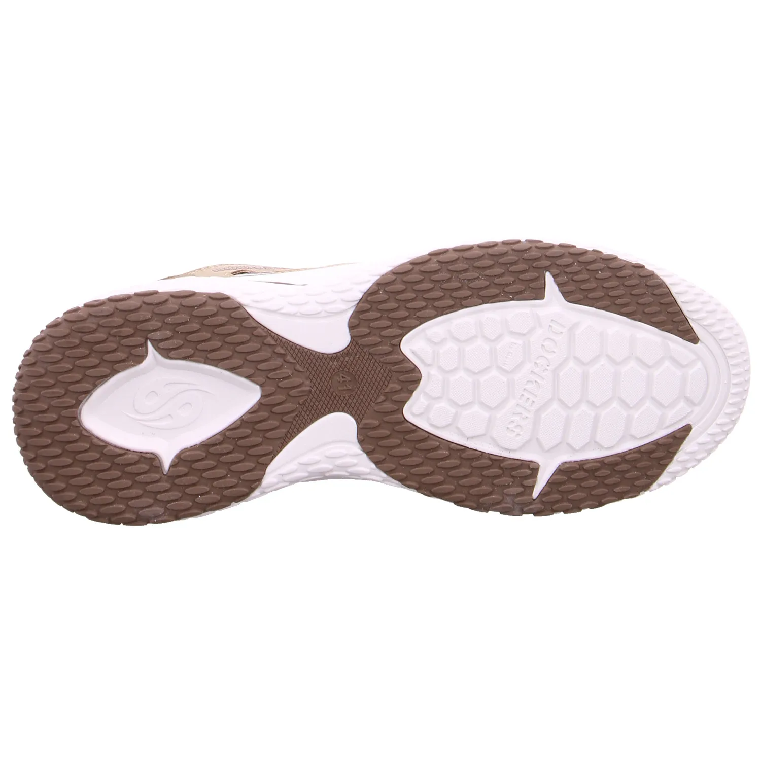 DOCKERS Stoffschuhe unisex Beige Lederimitat