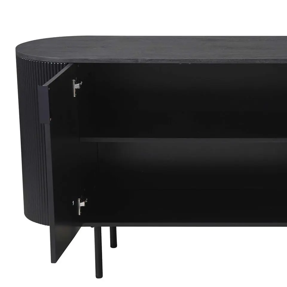 Rousseau Dressoir Lagos - 200 x 45 x 80 cm - Donkerbruin