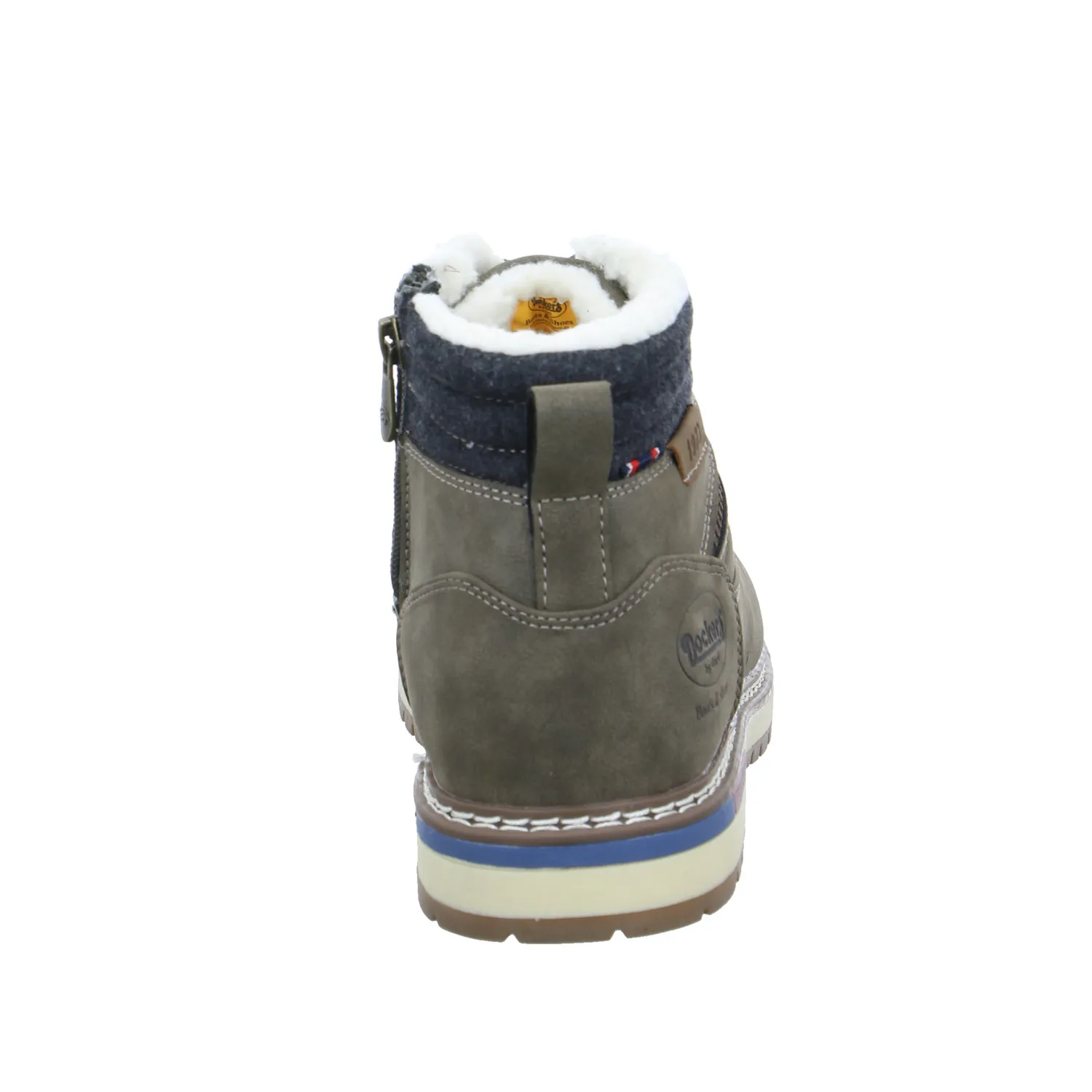 DOCKERS Winter-Boots Khaki Lederimitat