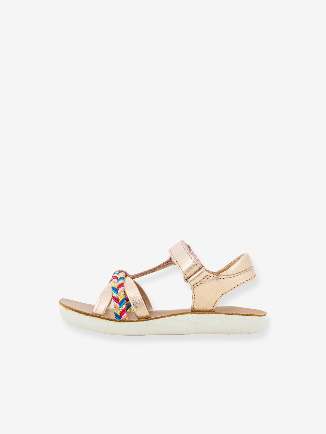 Sandálias infantis SHOO POM® Goa Salomé em cobre iridescente