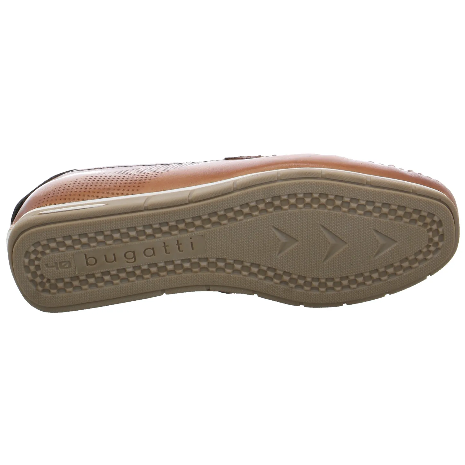 BUGATTI SHOES Halbschuh Cognac Leder