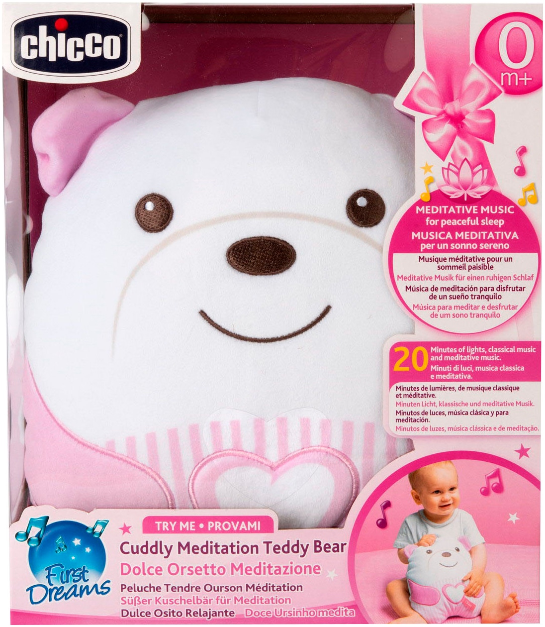 Chicco Kuscheltier »Kuschelbär« mit Sound- und Lichteffekt