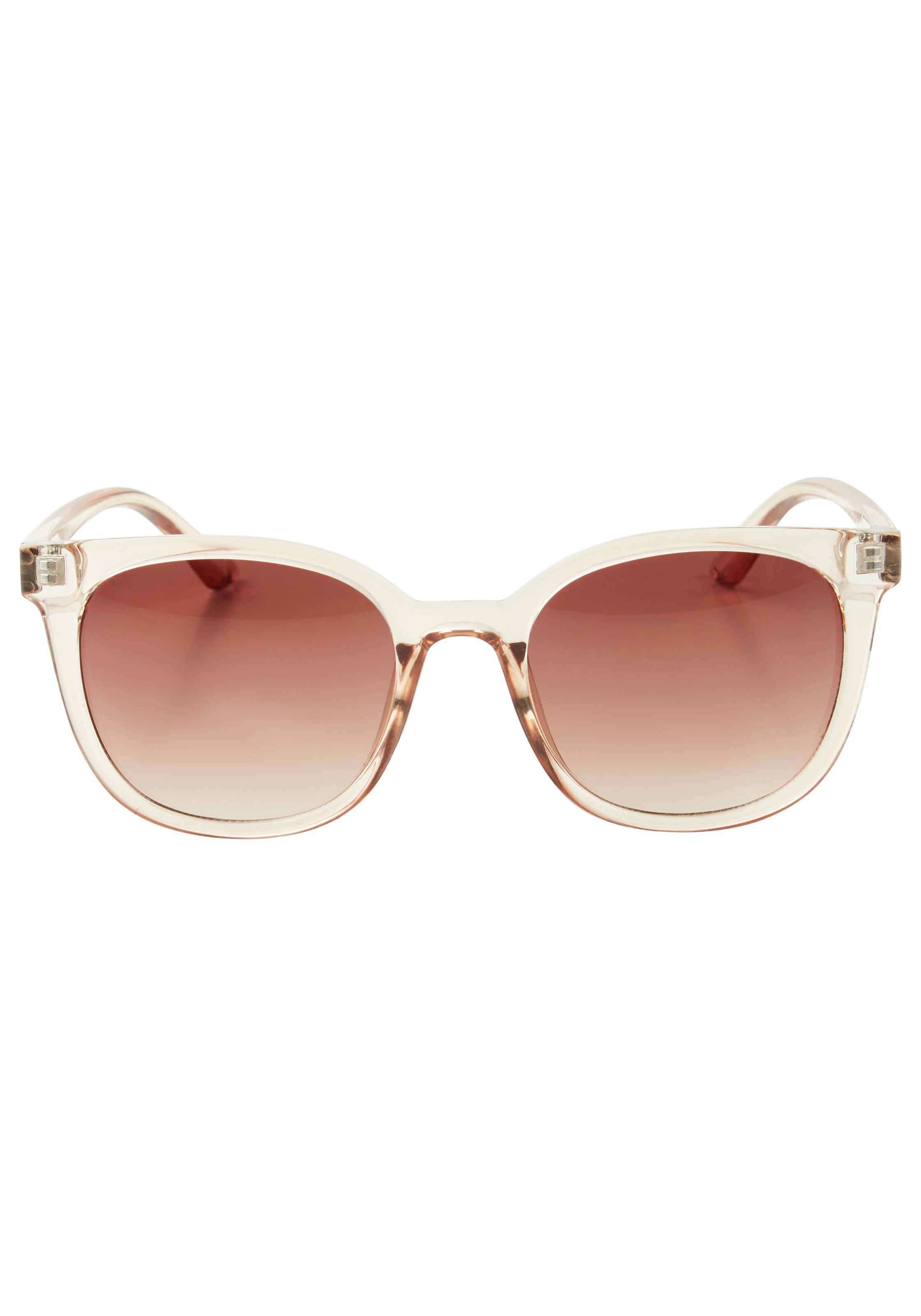 Laura Scott Sonnenbrille mit transparentem Rahmen & goldfarbendem Detail - NEW