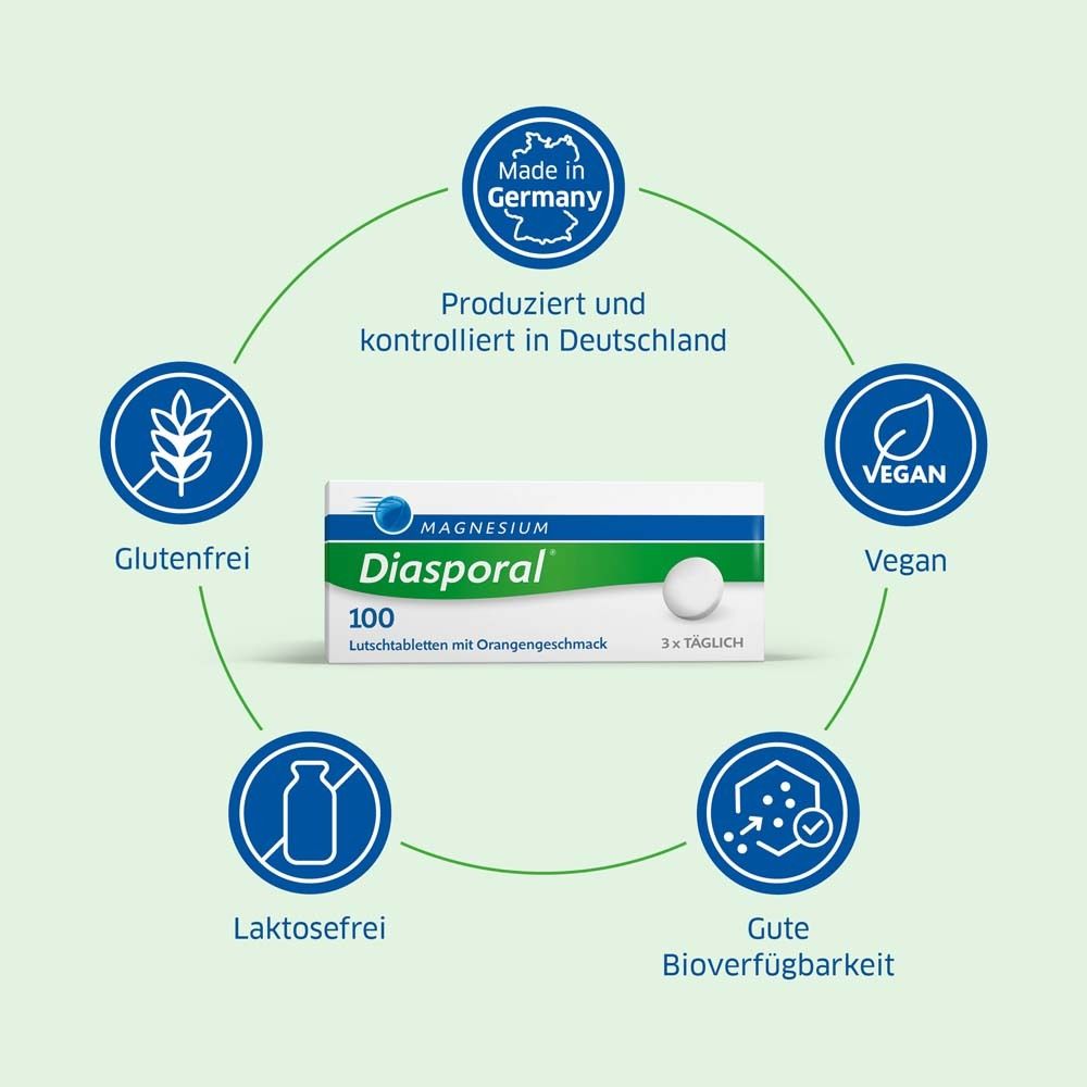 Magnesium-Diasporal® 100 Lutschtabletten