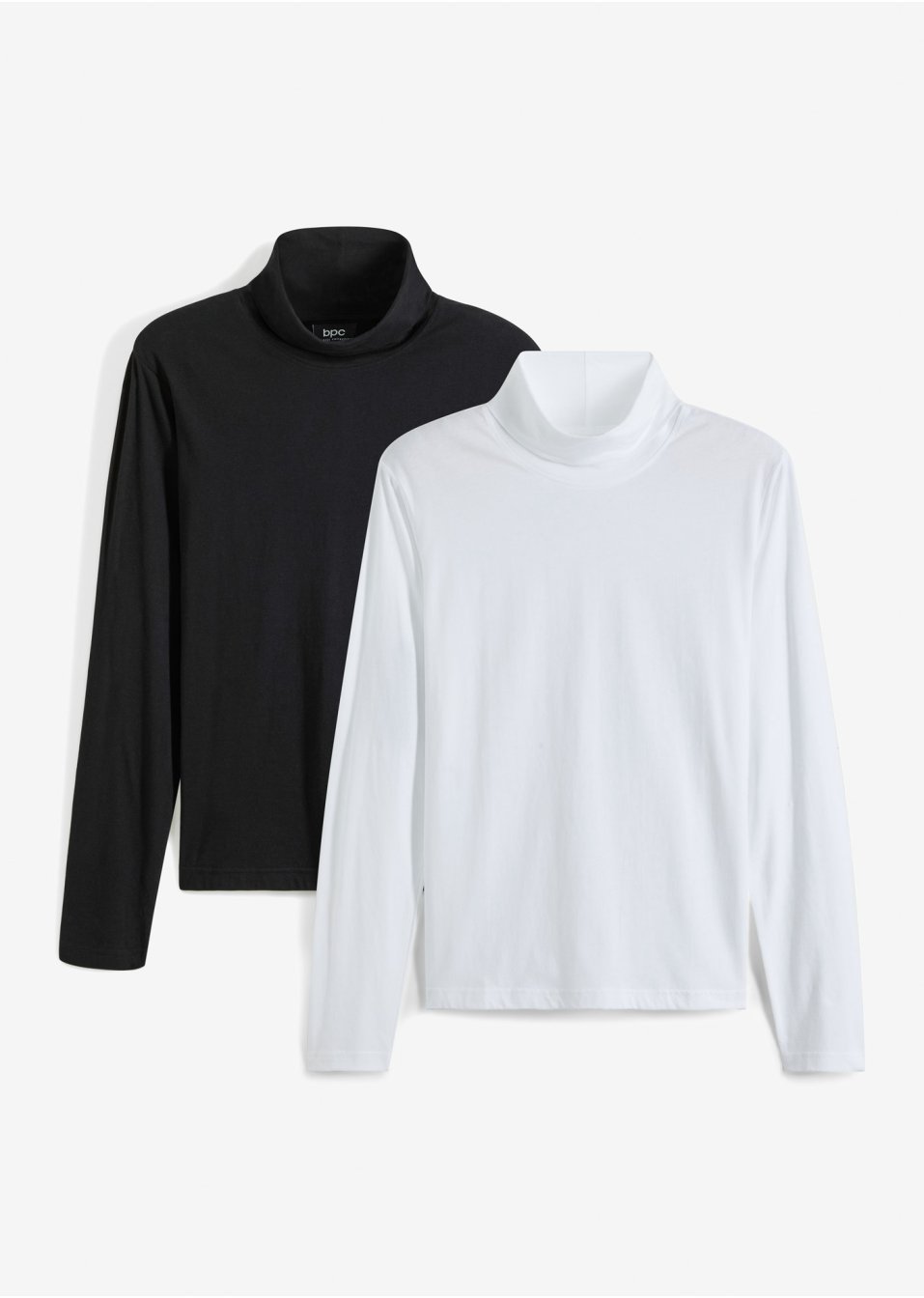 Lot de 2 T-shirts manches longues à col roulé