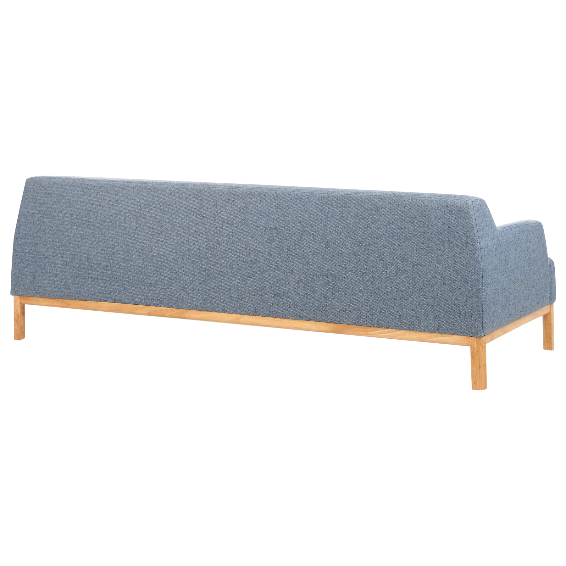 Beliani - SOSJO - Driezitsbank - Blauw - Polyester