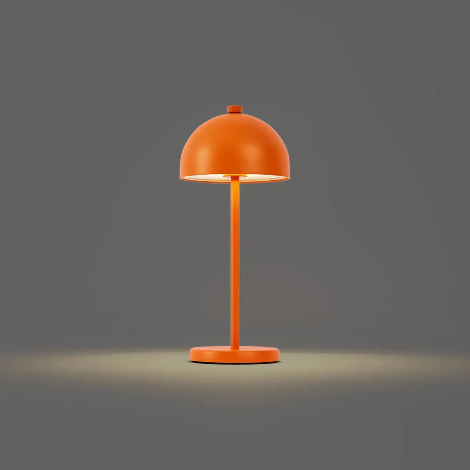 Qazqa tafellampen squirrel oranje geïntegreerde led