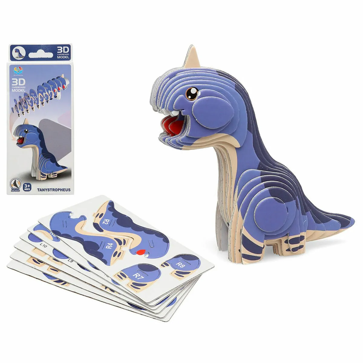 BigBuy Kids Dino 3D Bleu