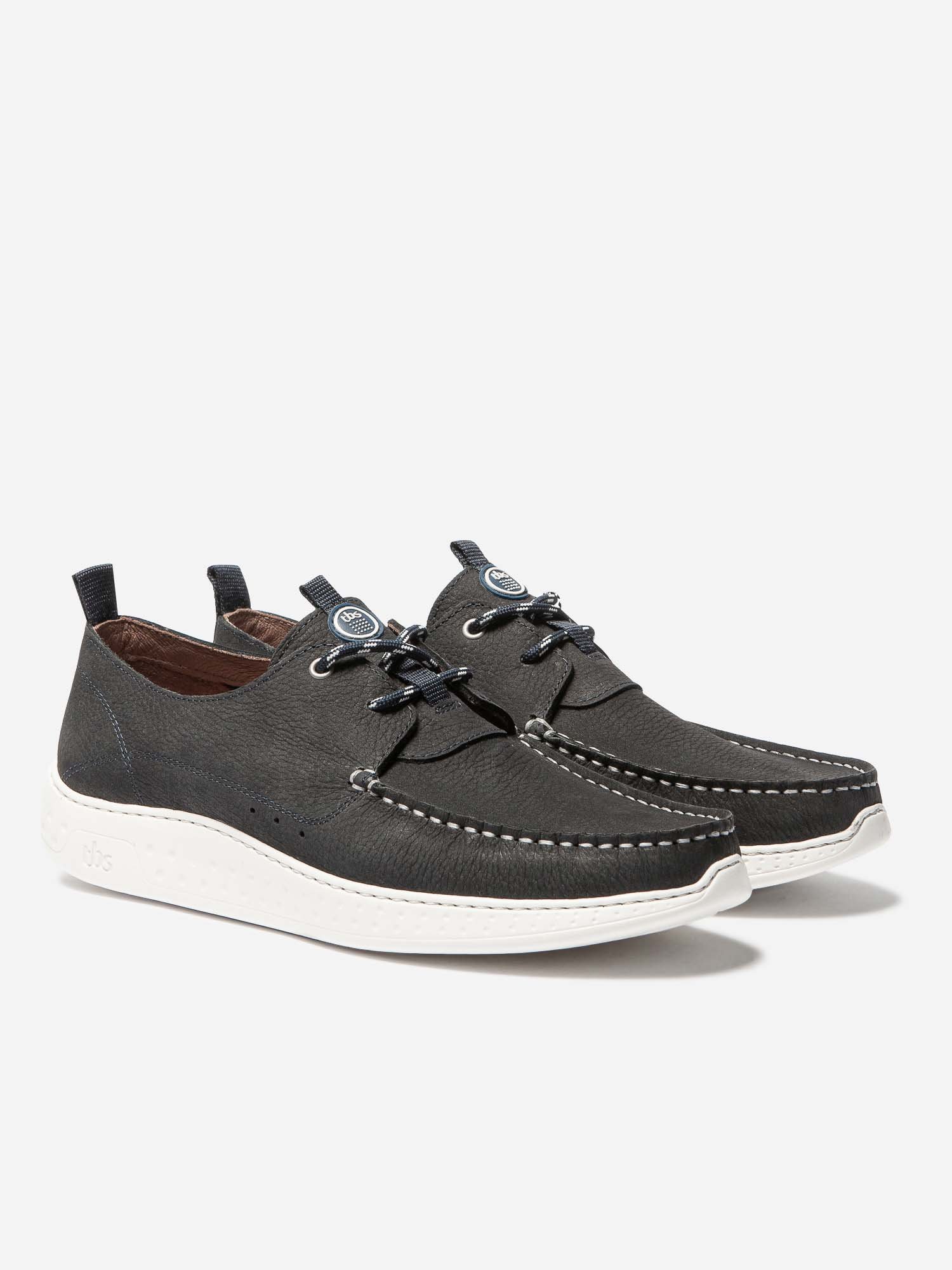 Chaussures Bateau Homme Confort Purefoam® Cuir Bleu
