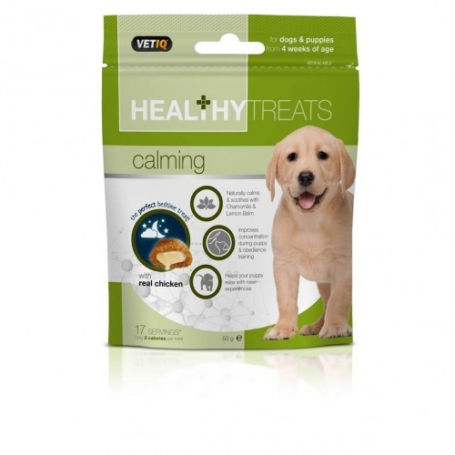 Petiscos saudáveis e relaxantes para cães e cachorros, sabor frango.