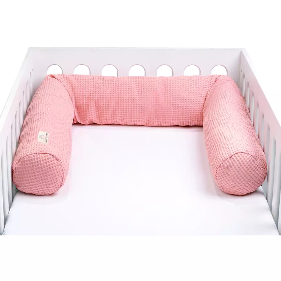 JULIUS ZÖLLNER Nestchenschlange Waffelpiqué Blush 180 cm