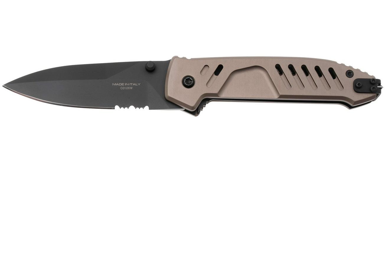 Extrema Ratio MF1 EVO SP 04.1000.0233/BLK/TM, Black Böhler N690, Tactical Mud Aluminum zakmes