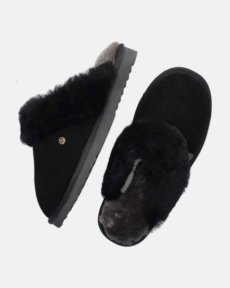 Warmbat Australia Flurry Pantoffels  - zwart