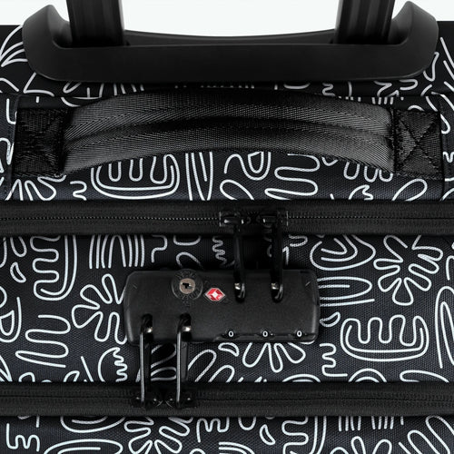 Valise souple 2 roues large Amiens noir
