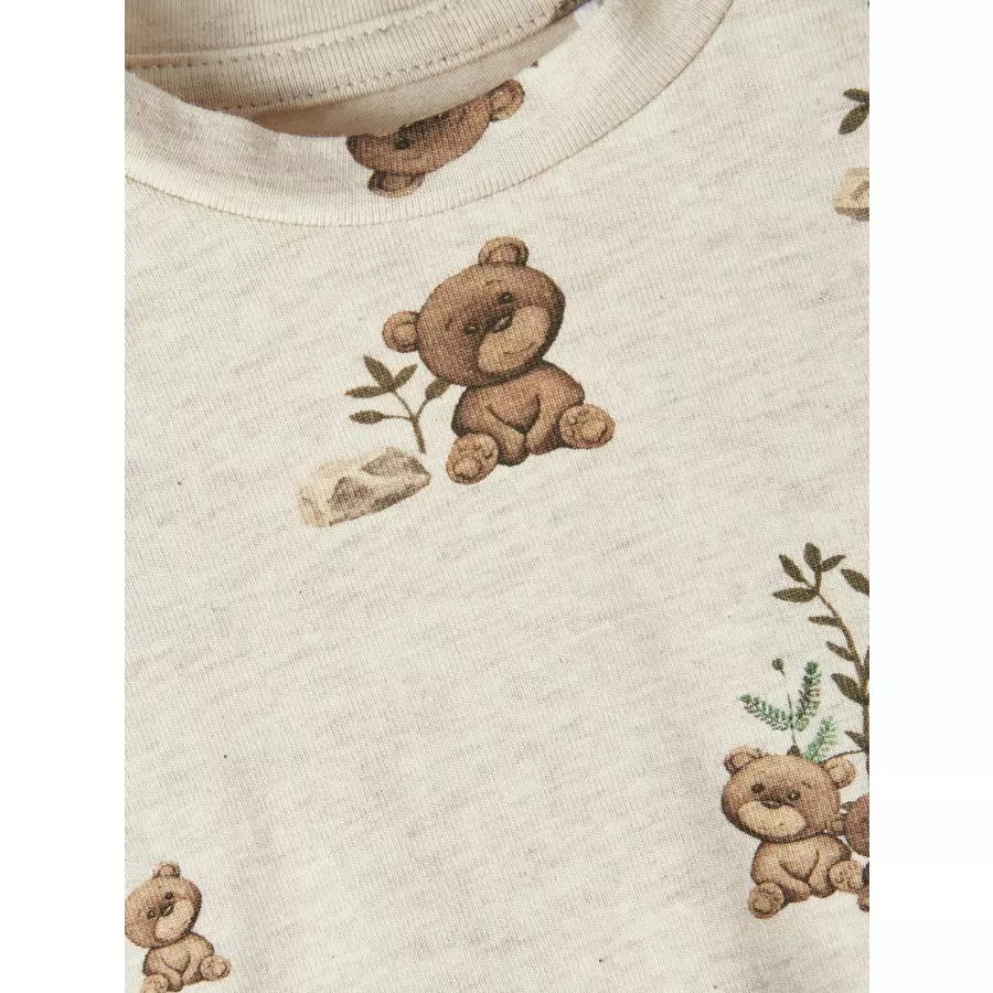 name it Langarmshirt Nbmdart Peyote Melange