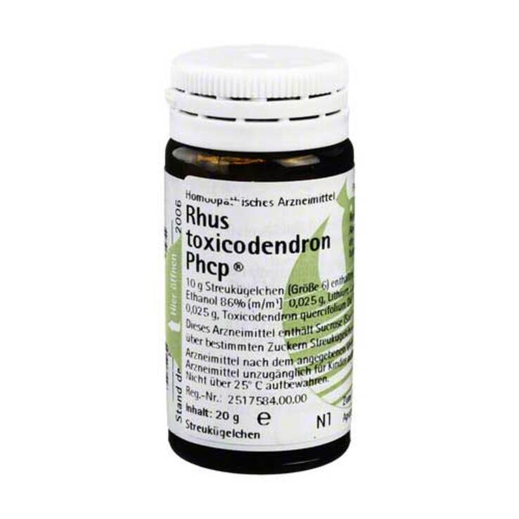 Rhus toxicodendron Phcp Globuli, 20 g
