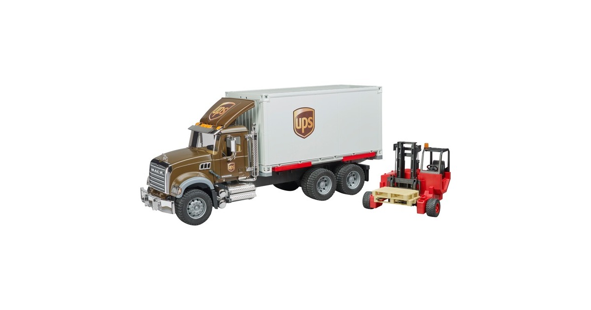 bruderMack Granite UPS vrachtwagen Modelvoertuig  (02828)