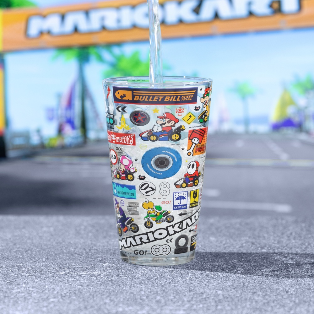 Mario Kart Glas
