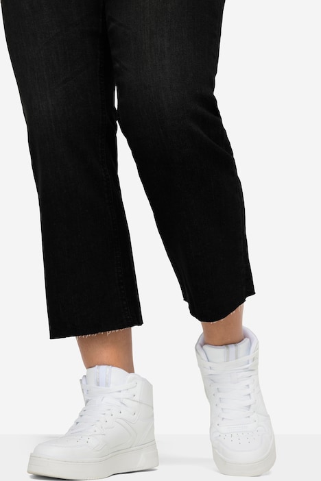 7/8-Jeans Claire, Stretchkomfort, geschnittener Saum, 5-Pocket