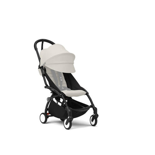 Poussette YOYO 3 Pack 0+ et 6+ Taupe / Cadre Noir - STOKKE