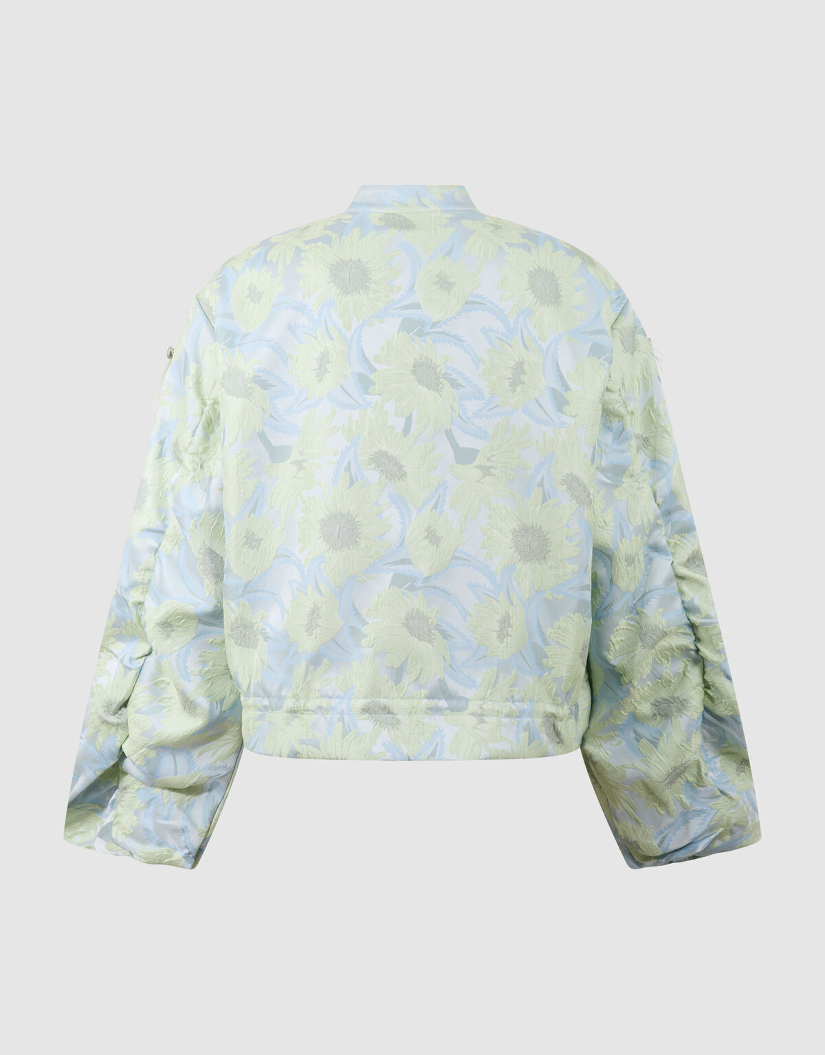 Oversized Strass Jacquard Jack Lichtblauw