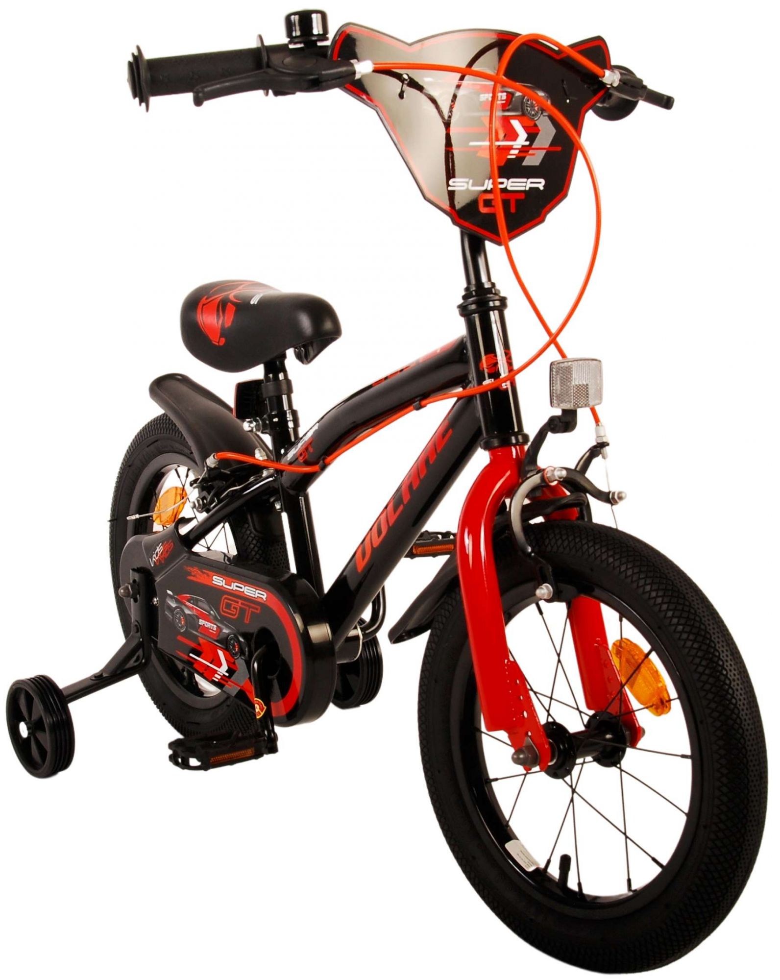 TPFSports Super GT Kinderfahrrad - Jungen - 14 Zoll - Rücktritt + Handbremse - Blau