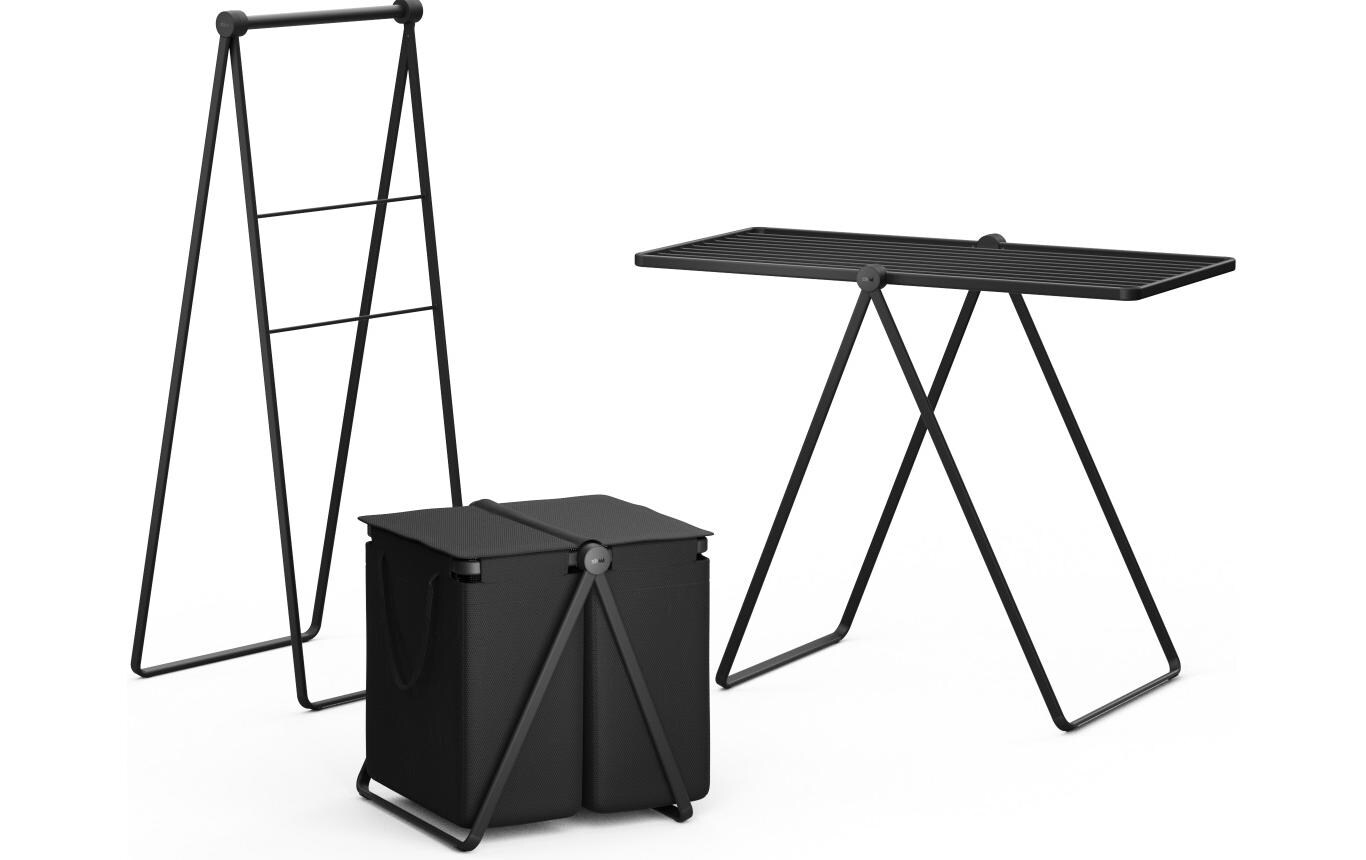 Wäschesammler Tomorrow 100 l, Schwarz<br>Schwarze Wäschebox