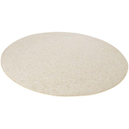 Vloerkleed Rond Wool - Creme